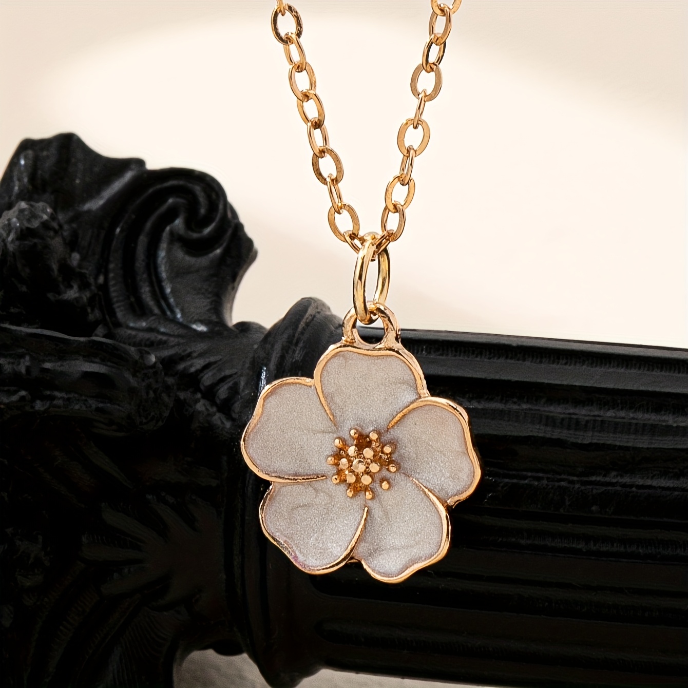 Stylish Minimalist Enamel Necklace for Women